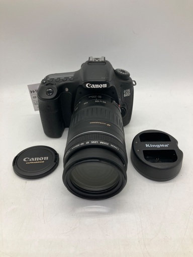 【トレファク足立扇店】ﾃﾞｼﾞﾀﾙ一眼ﾚﾌｶﾒﾗ Canon EOS 60D ﾚﾝｽﾞｾｯﾄ 充電器付 ﾚﾝｽﾞ:90-300mm ＊