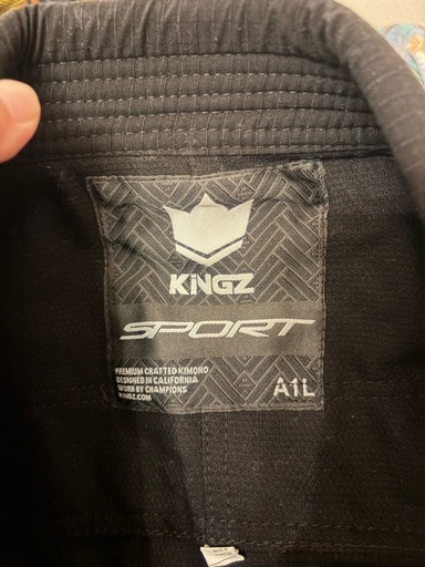  KINGZ Sport Jiu Jitsu Gi - Black 柔道着 ブラック A1Lサイズ