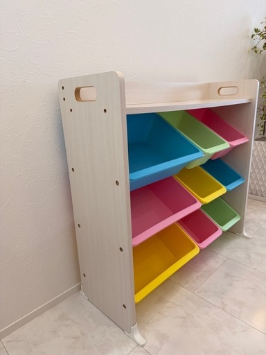 【美品】　子供収納　絵本ラック　　
