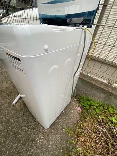ハイアール　全自動洗濯機　ＪＷ－Ｕ５５ＨＫ　２０２２年製　美品動作確認済み Haier ハイアール 全自動洗濯機 5.5kg JW-U55HK ホワイト 2022年製 