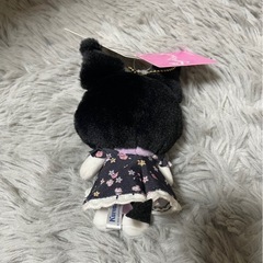 マイメロディ フラワードレス クロミ ぬいぐるみ マスコット　未使用タグ付きの画像