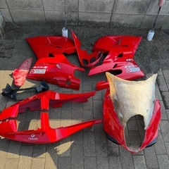 ヒョースンGT250R 純正カウルセット 補修ベースジャンク品の画像