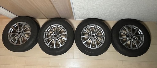 訳あり 215/65R16 ブリヂストン VRX2 スタッドレス ホイール4本＋新品未使用 NETGEAR GIRARE GN17 非