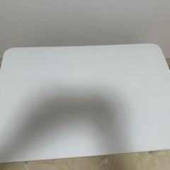 折りたたみテーブル ホワイト 60×40cmの画像