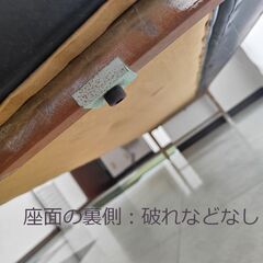 背もたれ付き　長椅子　パブリックベンチ　ロビーチェア　待合室　黒　合皮製　3～4人掛け　横幅180ｃｍ（屋内で使用）の画像