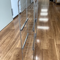 ステンレス引き出し棚【町田市再生家具】0602の画像
