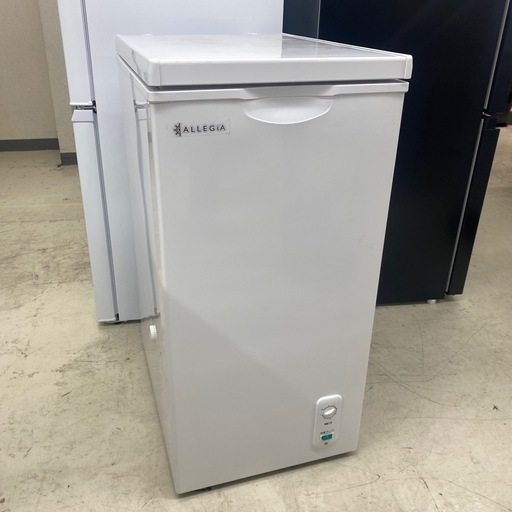【冷凍庫63L】?中古家電は当店へ?ALLEGiA　2020年製 　小型　上開き　AR-BD66　白　ホワイト　朝霞市リサイクルショッ