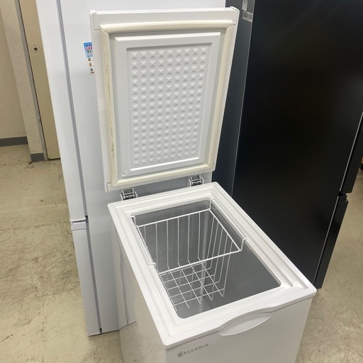 【冷凍庫63L】?中古家電は当店へ?ALLEGiA　2020年製 　小型　上開き　AR-BD66　白　ホワイト　朝霞市リサイクルショッ