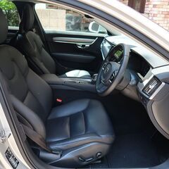検査10年6月V90 T5モメンタム 実走行7.7万km/ブラックレザー/9インチナビ/地デジ/360度カメラ/INTELLI SAFE/ACC/ディーラー点検記録簿/1オナの画像