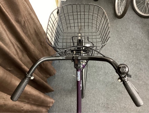NO：23軽快車27インチ紫オートライト鍵新品 (アズササイクル) 鉄道