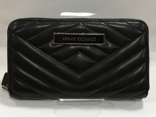 フォロワー限定割引有★【ジャングルジャングル岸和田店】長財布 ARMANI EXCHANGE ラウンドファスナー　南大阪 岸和田市 貝