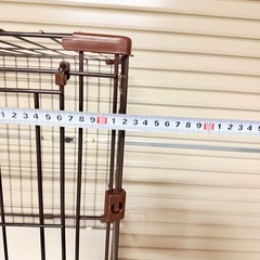 ペットケージ 2段 キャスター付き（幅93×奥63×高121）の画像