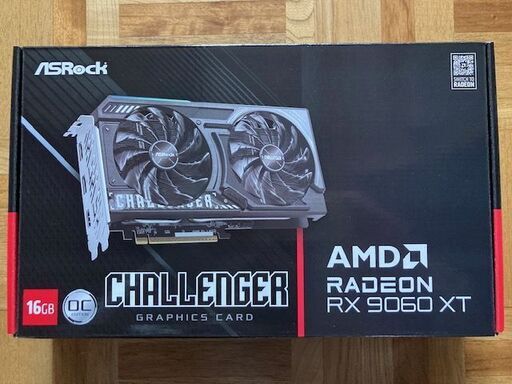 [未開封][未使用品]ASRock Radeon RX 9060 XT Challenger 16GB OC (RX9060XT CL