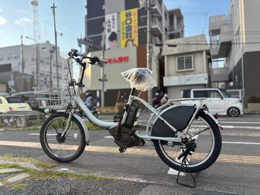 016中古ブリヂストン電動アシスト自転車12.3Ah 大阪 (となりの樹) 近鉄 