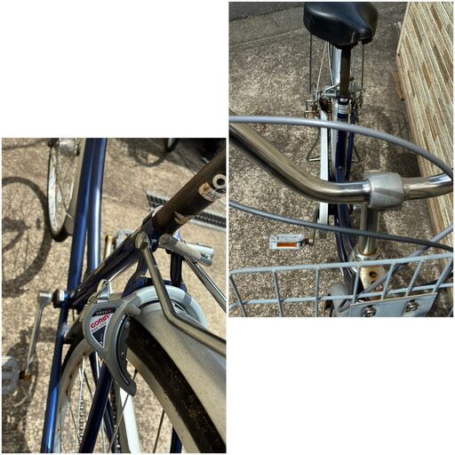 中古自転車 6段変速 27インチ LEDオートライト 軽整備済み 防犯登録対応 町田市 相模原市 TK008