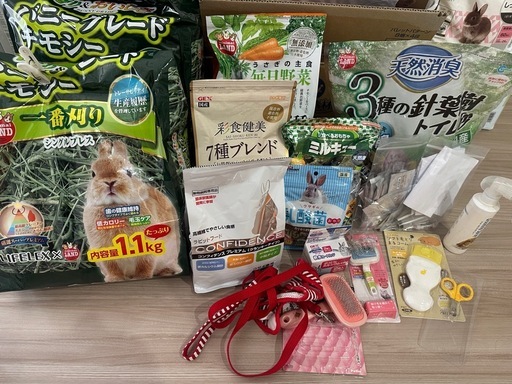 【値下】うさぎ用グッズ、チモシー