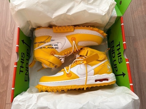オフホワイト　off-white  ナイキ エアフォース1 USA10 新品・未使用・箱つき