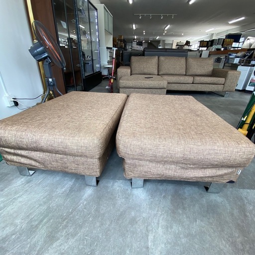 デンマーク家具ブランド BoConcept ボーコンセプト I.D.Vシリーズ 3人掛けソファ オットマン2脚付き 札幌市白石区 モノ