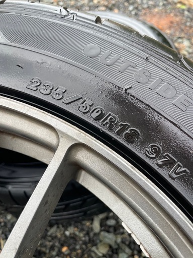 18インチグッドイヤー　タイヤ　アルミセット 