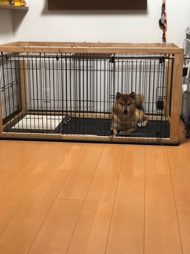 Richell犬用木製ゲート・フェンス