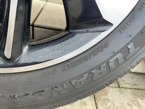 ホンダ 純正 17インチ アルミホイール タイヤ 4本セット