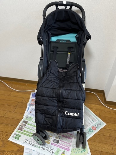 Combi F2 ベビーカー 超軽量！ 付属品多数 7点セット