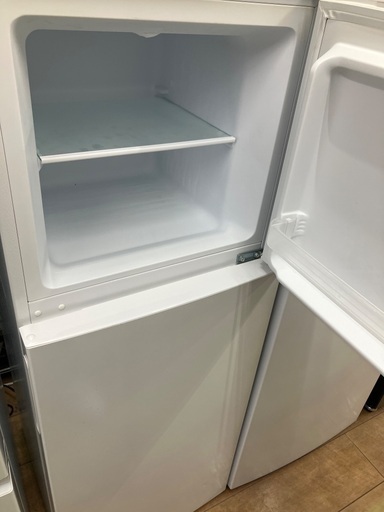 【6ヶ月保証】Maxzen 2ドア冷蔵庫 JR138ML01WH 2020年製