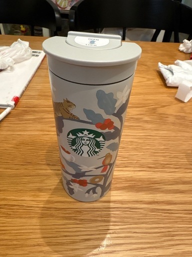 スターバックス ステンレスボトル 虎柄