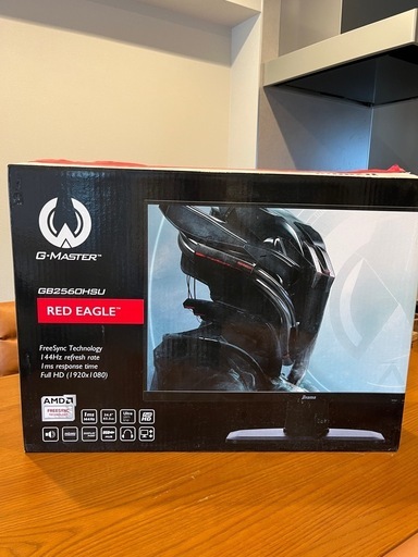 【便利！】Monitor:   IIYAMA 24.5” ゲーミングモニター 144hz 1080P 電源・DPケーブル付き