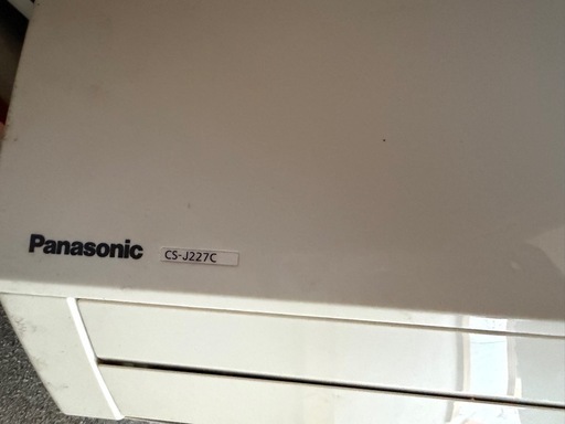 季節、空調家電 Panasonic ルームエアコン 品番 CS-J227C-W 冷房・暖房 