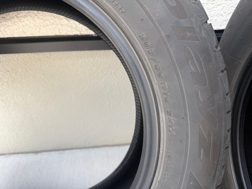 205/60R16 ブリヂストン PX-RVII