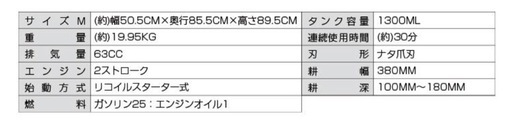 耕運機　エンジン式　2025年購入　　何度か使用しました