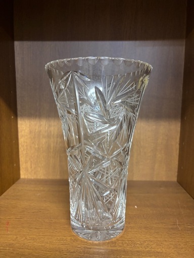 BOHEMIA Crystal ボヘミアクリスタル 花瓶 フラワーベース