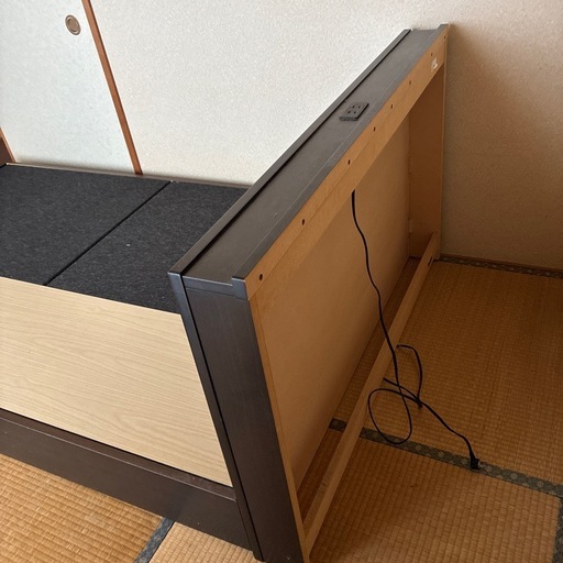 [本日or6/6夕方引取限定]asleepセミダブルベッドのフレームのみ※車で来られる方限定