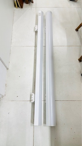 【新品未使用】LED直管ランプ器具 40W形トラフ2灯式 ×2台 直付け&ライティング・ダクトレール兼用