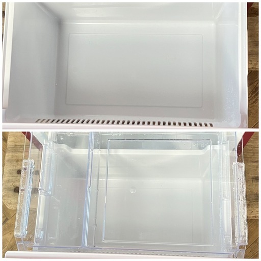 7.3決定レアカラー★AQUA 184L　ノンフロン冷凍冷蔵庫★レッド