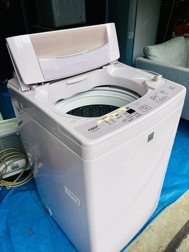 本日限定割引✨美品✨AQUA 7.0kg 全自動洗濯機 動作良好！
