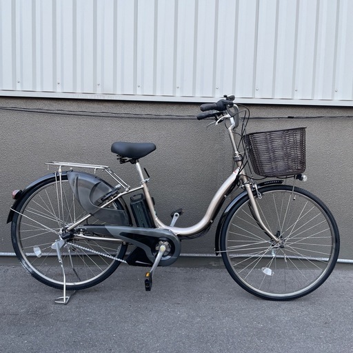 ヤマハ電動アシスト自転車26インチ ゴールド