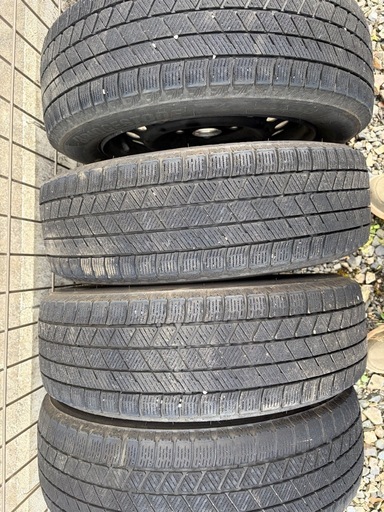 鉄ホイールタイヤ　カバー付き　
165/65R14
