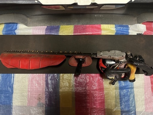 家庭用品 ジャンク！ゼノア ヘッジトリマー2台 エンジンバリカン
