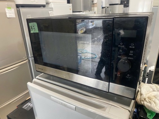 NO A3 配送可能  パナソニック 電子レンジ 22L フラットテーブル スピードあたため ヘルツフリー メタルブラック NE-FL