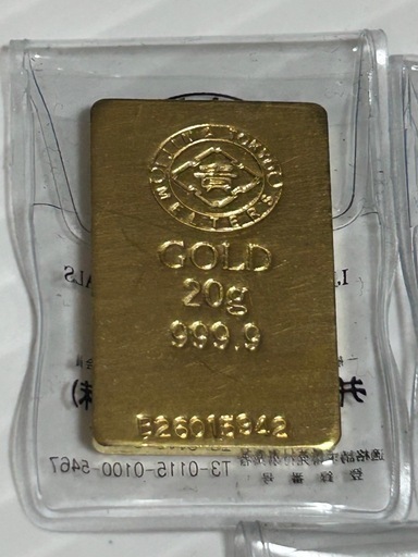 ゴールド　金　20g　インゴット