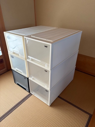 プラスチック衣装ケース 収納ボックス 6個セット（SALIV / Linky）