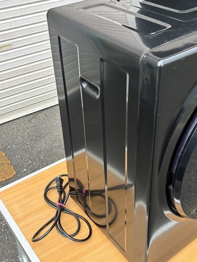 【引取限定/一宮市】小型衣類乾燥機 3kg 作動確認済 ブラック 排気ホースなし 中古品