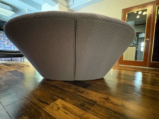 【美品】ligne roset ロゼプルム 2人掛けソファ オットマン付 定価150万