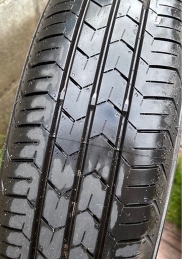 新車外し バリ山　155/65R14 2024年製 ヨコハマ BluEarth-FE AE30 4本 ホイールセット 