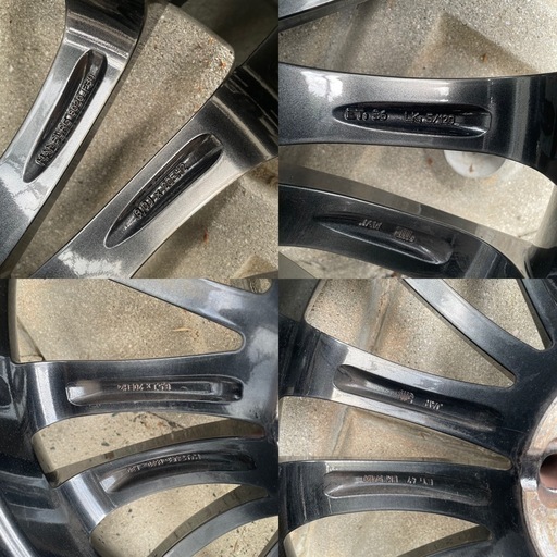 4本20インチホイールタイヤセット溝ありbmw レクサス (すえかつ) 広島