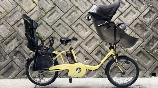 パナソニックミニDX チャイルドシート2台付き電動自転車 16ahバッテリー