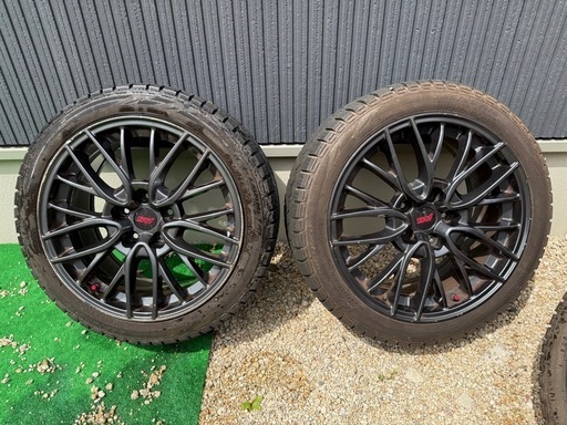 極上品スバル WRX STI 純正 ホイール 2018年製 スタッドレス