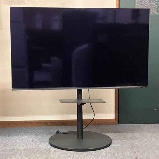 北海道　帯広　テレビ　東芝　REGZA 55型　55X8900K　2021年製　液晶テレビ　TOSHIBA テレビスタンド　キャスター